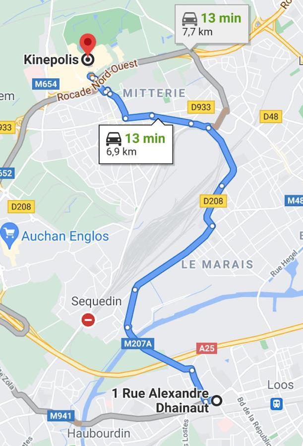 Coliving Tout Confort- Loos Les Lille-Maison Partagee-7 Chambres-5 Sdb-6Wc-Loos Les Lille المظهر الخارجي الصورة